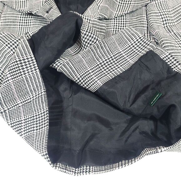 Ralph Lauren Linen Houndstooth Glen Plaid Blazer 4 Cropped Pink Line Barbie core - Picture 10 of 14